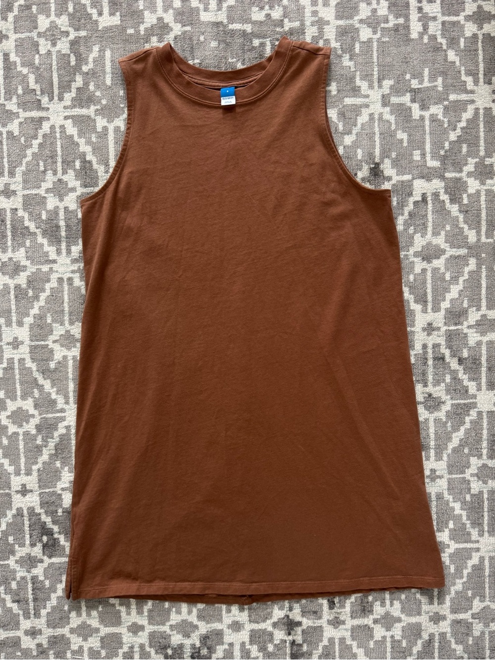 Old Navy Women's Brown Crewneck Tank Top